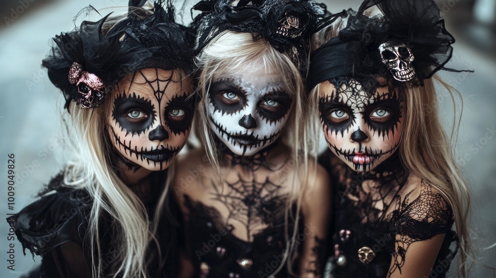 Day of the Dead - Sugar Skull Makeup and Costumes Day of the Dead - Sugar Skull Makeup and Costumes