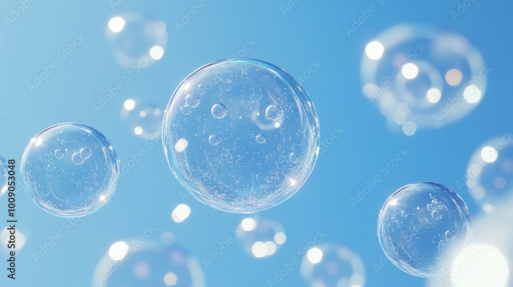 Bubbles Floating in Air Bubbles Floating in Air