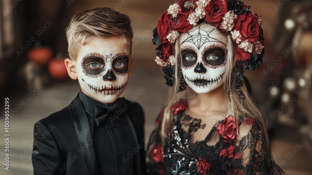 Day of the Dead - Sugar Skull Makeup and Costumes Day of the Dead - Sugar Skull Makeup and Costumes