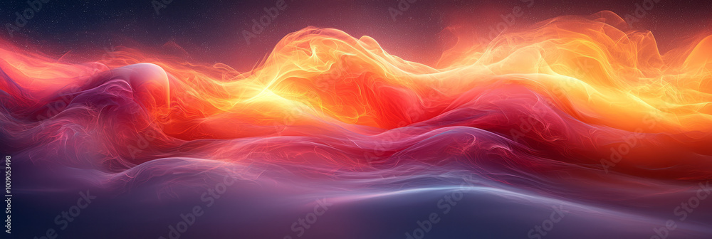 A modern abstract design with vibrant flowing patterns, glowing softly in the background, isolated on a gradient backdrop, A modern abstract design with vibrant flowing patterns, glowing softly in the background, isolated on a gradient backdrop,