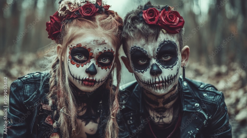 Day of the Dead - Sugar Skull Makeup and Costumes Day of the Dead - Sugar Skull Makeup and Costumes