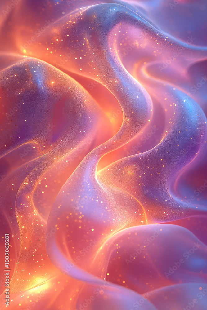 A smooth wave of bokeh lights softly blending into a curved gradient, isolated on a soft pastel surface, A smooth wave of bokeh lights softly blending into a curved gradient, isolated on a soft pastel surface,