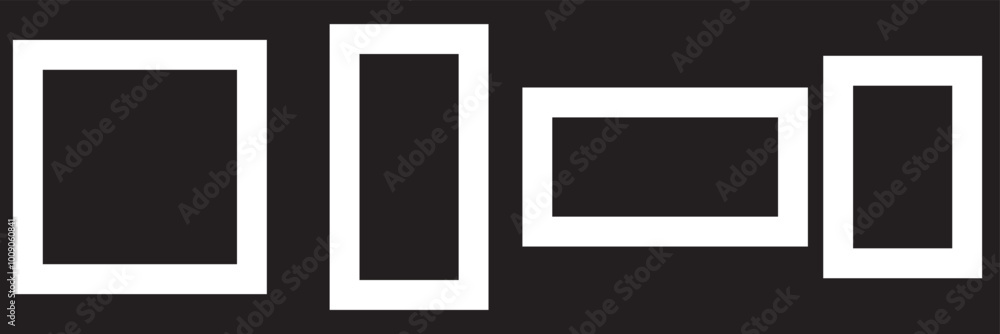 Vector Polaroid white Frames in different sizes. Realistic Photo Templates with Shadows. Vintage Card Set for Stock Use. Vector illustration. EPS 10/AI Vector Polaroid white Frames in different sizes. Realistic Photo Templates with Shadows. Vintage Card Set for Stock Use. Vector illustration. EPS 10/AI