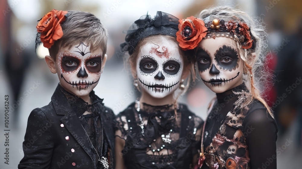 Day of the Dead - Sugar Skull Makeup and Costumes Day of the Dead - Sugar Skull Makeup and Costumes