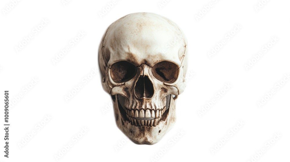 Obraz premium Skull Illustration Isolated On Transparent Background 
