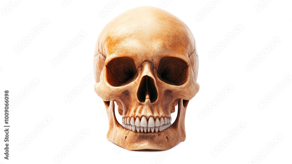 Fototapeta premium Skull Illustration Isolated On Transparent Background