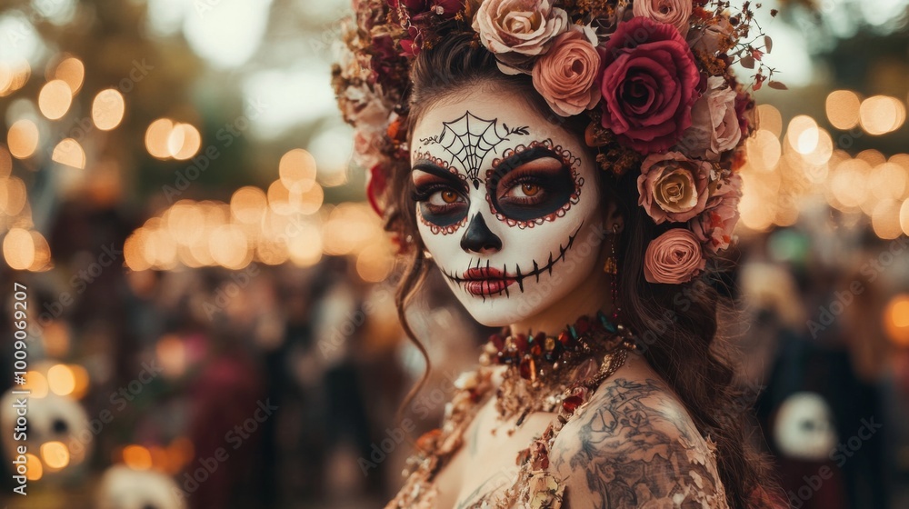 Day of the Dead - Sugar Skull Makeup and Costumes Day of the Dead - Sugar Skull Makeup and Costumes