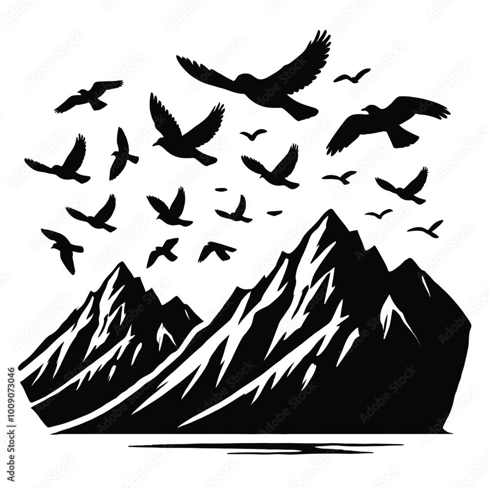Fototapeta premium Birds in Flight