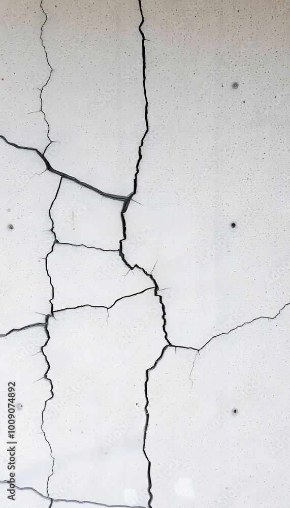 A cracked and weathered concrete wall showcasing visible textures and imperfections, creating a rustic and industrial aesthetic. A cracked and weathered concrete wall showcasing visible textures and imperfections, creating a rustic and industrial aesthetic.