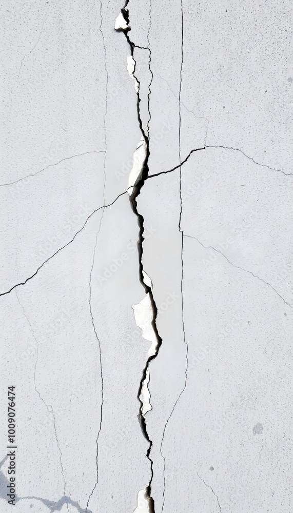 A cracked and weathered concrete wall showcasing visible textures and imperfections, creating a rustic and industrial aesthetic. A cracked and weathered concrete wall showcasing visible textures and imperfections, creating a rustic and industrial aesthetic.