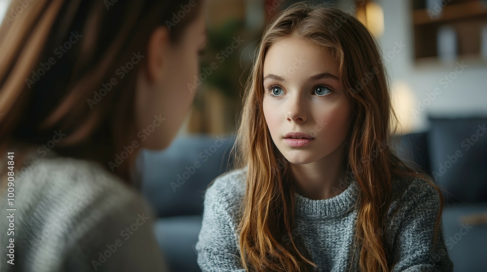 Teacher Offers Support to Struggling Student in Focus Teacher Offers Support to Struggling Student in Focus
