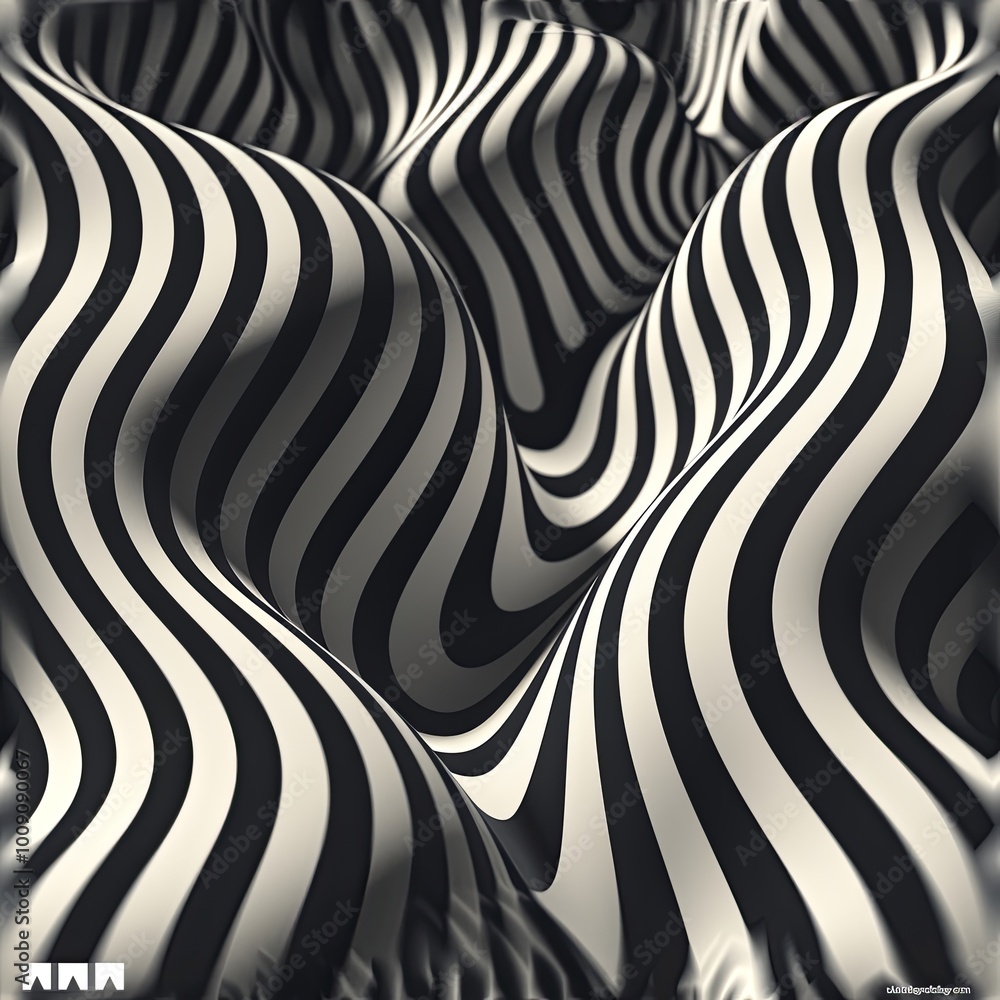 Abstract Fibonacci spiral in white with black stripes, featuring a hypnotic optical illusion, perfect for digital media and graphic design. Abstract Fibonacci spiral in white with black stripes, featuring a hypnotic optical illusion, perfect for digital media and graphic design.