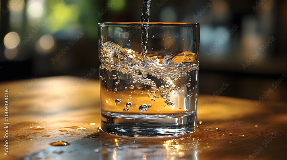 Water Being Poured into a Glass on a Wooden Table Outdoors
Water Being Poured into a Glass on a Wooden Table Outdoors