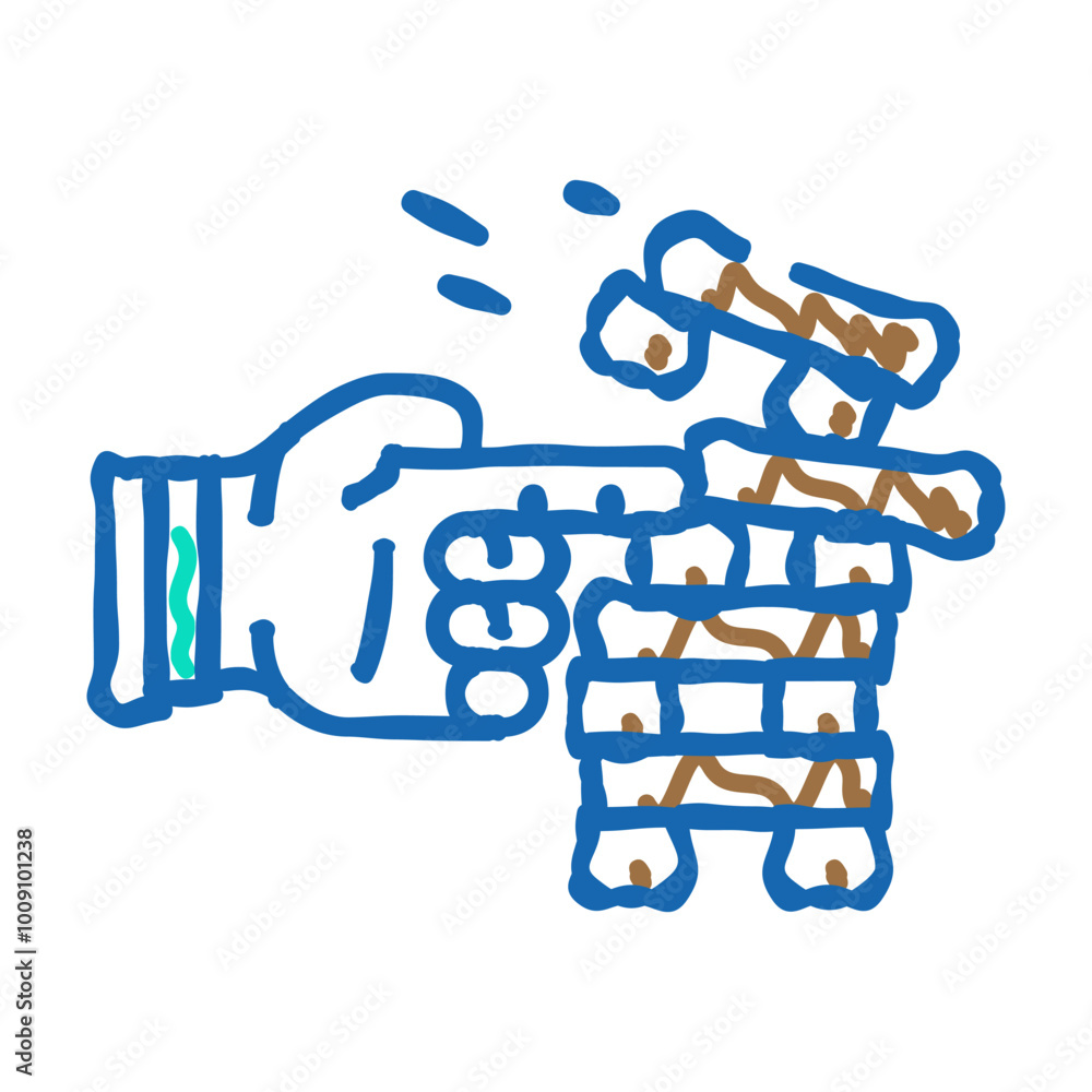 factors risk doodle icon sketch vector. factors risk sign. isolated symbol illustration factors risk doodle icon sketch vector. factors risk sign. isolated symbol illustration