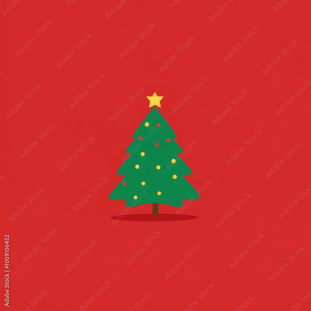 Christmas tree flat design, front view, festive theme, animation, vivid
Christmas tree flat design, front view, festive theme, animation, vivid