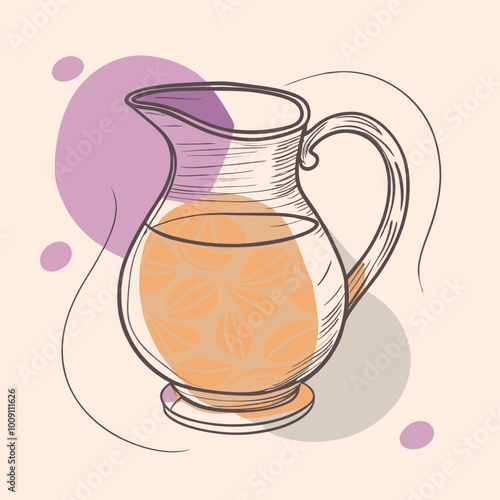 jug vector illustration 