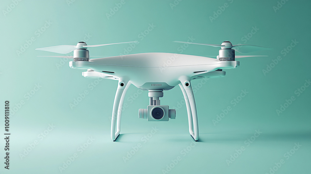 sleek white drone with camera, designed for aerial photography and videography. sleek white drone with camera, designed for aerial photography and videography.