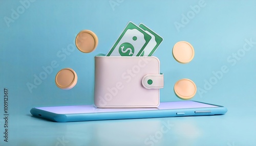 A minimalist wallet contain...