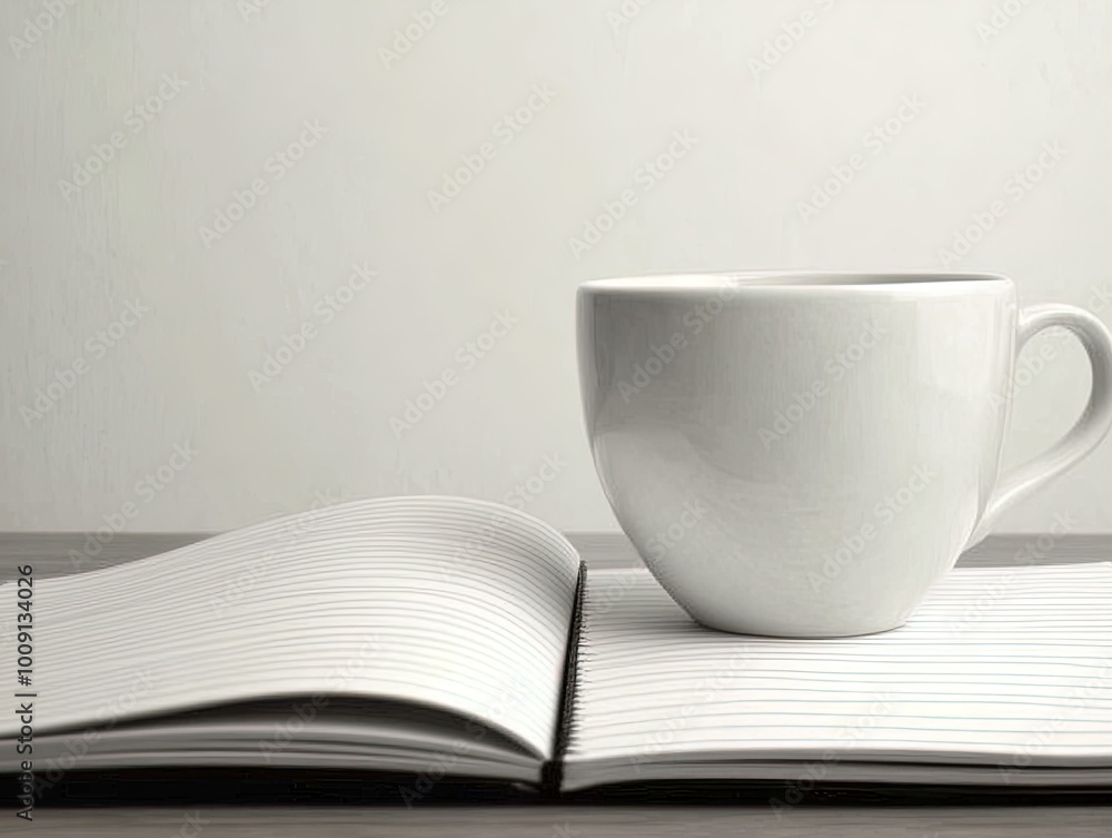 Minimalist Espresso Moment: Capture Travel Inspiration with a Ceramic Cup & Journal in Soft Light - Perfect for Sporty Interiors and Personal Reflection Minimalist Espresso Moment: Capture Travel Inspiration with a Ceramic Cup & Journal in Soft Light - Perfect for Sporty Interiors and Personal Reflection