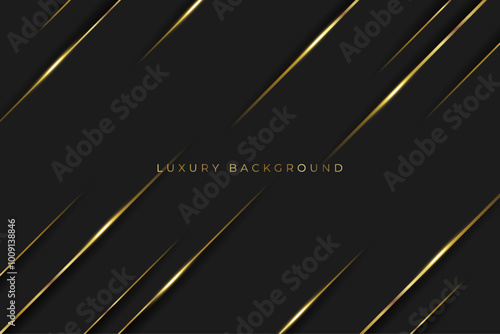 Abstract Gold award background stock photo