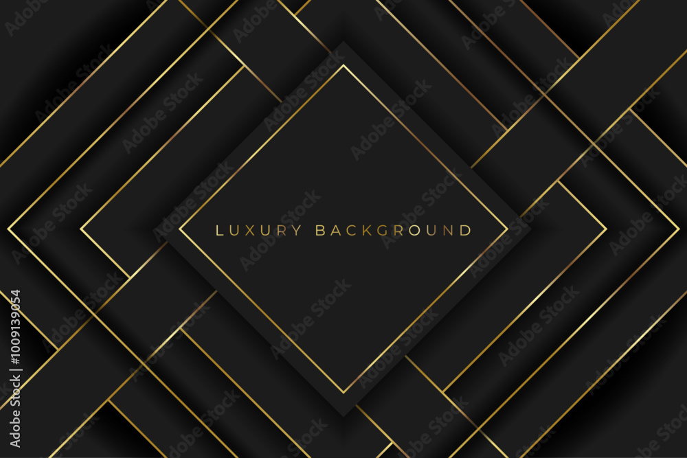 Black and gold abstract frame background stock illustration Black and gold abstract frame background stock illustration