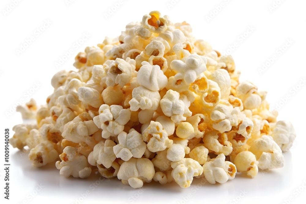 Popcorn isolated on white background Popcorn isolated on white background