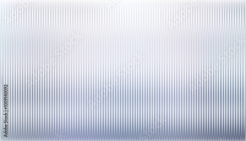 Vector ribbed glass texture background. Blue white grey green ribbed glass. Mesh gradient. acrylic ribbed bath surface. Reeded glass background semitransparent overlay. Bath wall window