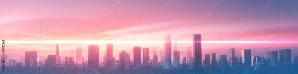 Abstract cityscape with glowing lines representing healthcare networks, urban care services integration, futuristic provider system, Abstract cityscape with glowing lines representing healthcare networks, urban care services integration, futuristic provider system,