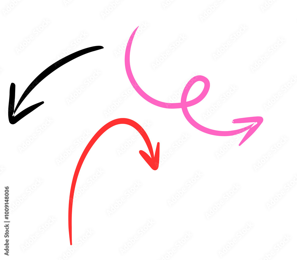 Arrow with ribbon Arrow with ribbon