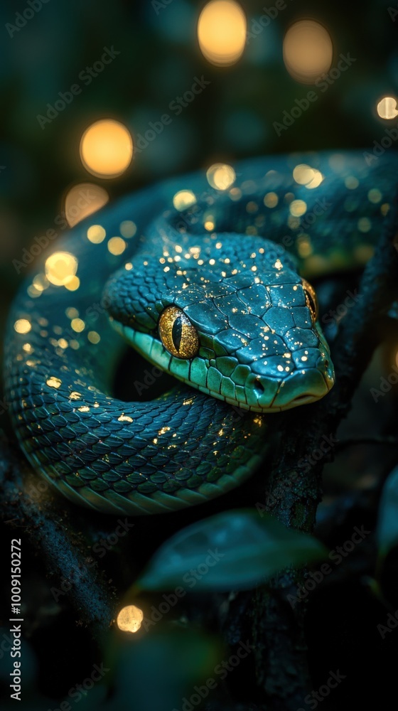 Serpent Wrapped Around Holiday Ornaments Serpent Wrapped Around Holiday Ornaments