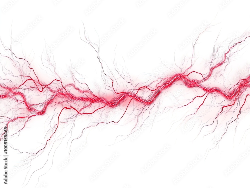 Dynamic Flow: An Artistic Poster of a Vibrant Red Energy Stream Against a White Background – Perfect for Sport Interior Decor and Inspiring Spaces Dynamic Flow: An Artistic Poster of a Vibrant Red Energy Stream Against a White Background – Perfect for Sport Interior Decor and Inspiring Spaces