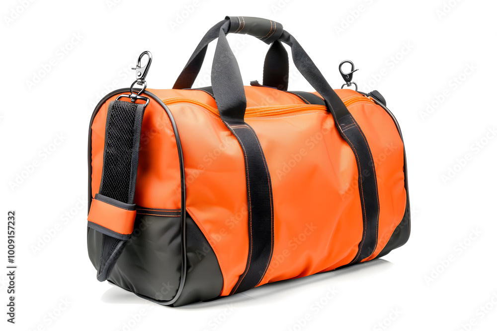 Gym bag mock up isolated on white background Gym bag mock up isolated on white background