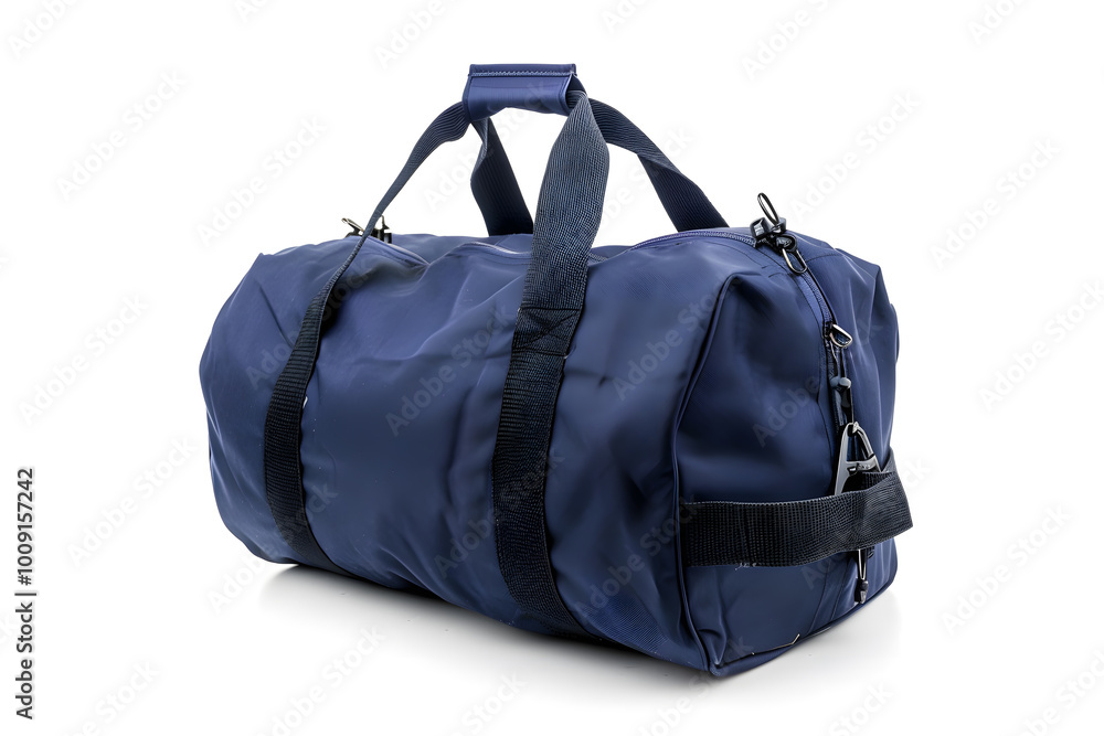 Fototapeta premium Gym bag mock up isolated on white background