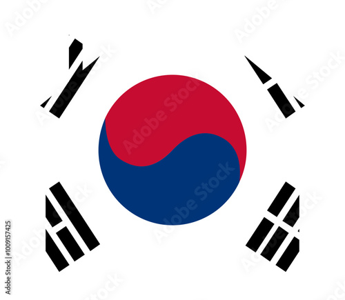 Home Shape Of Icon South Korea Flag