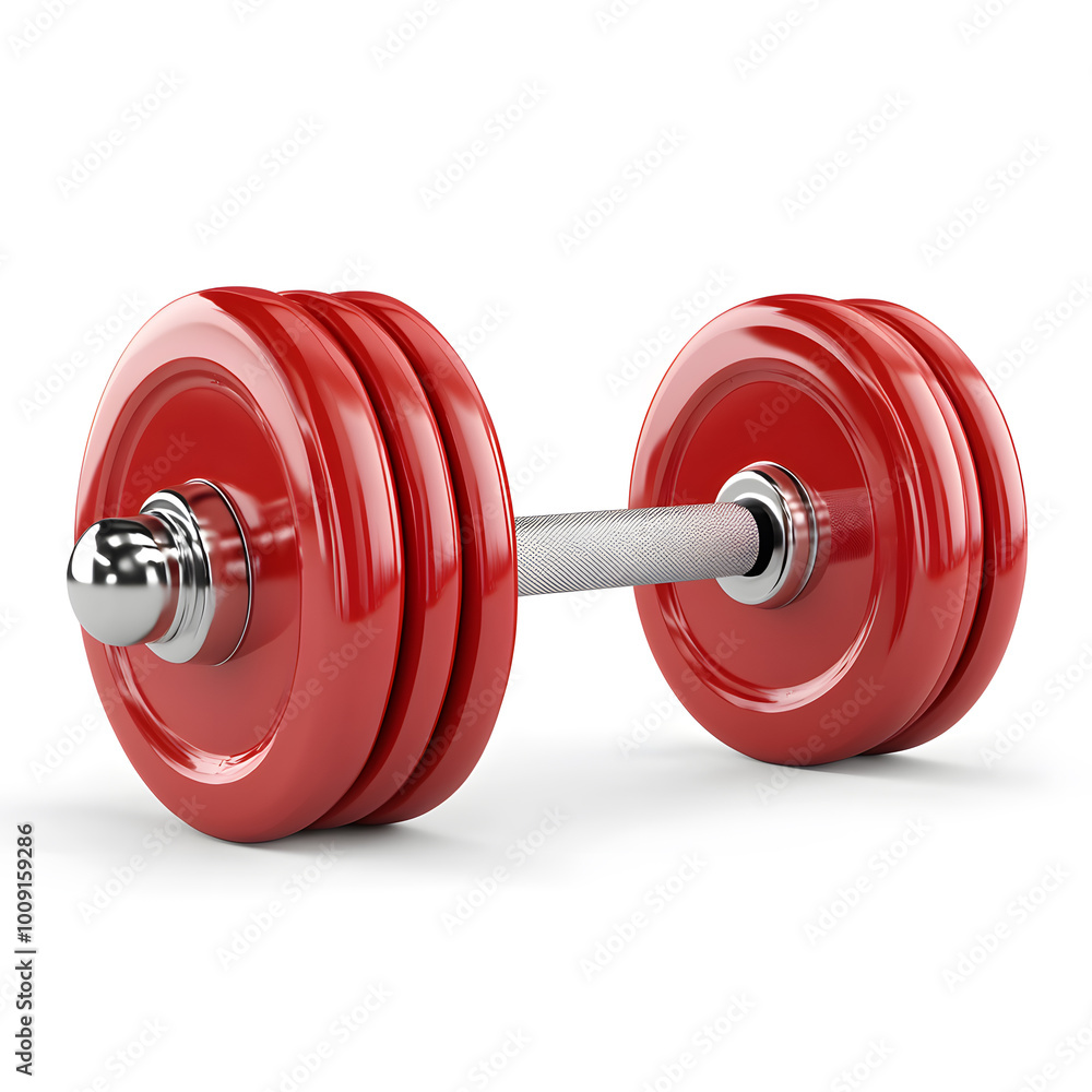 Fitness Dumbbell Isolated On White Background Fitness Dumbbell Isolated On White Background