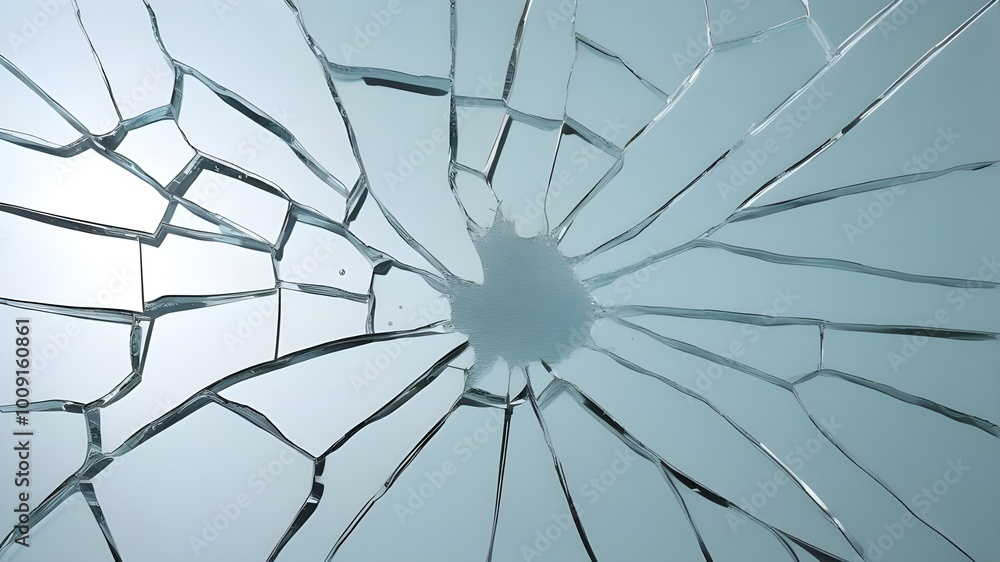 Obraz premium cracked glass
