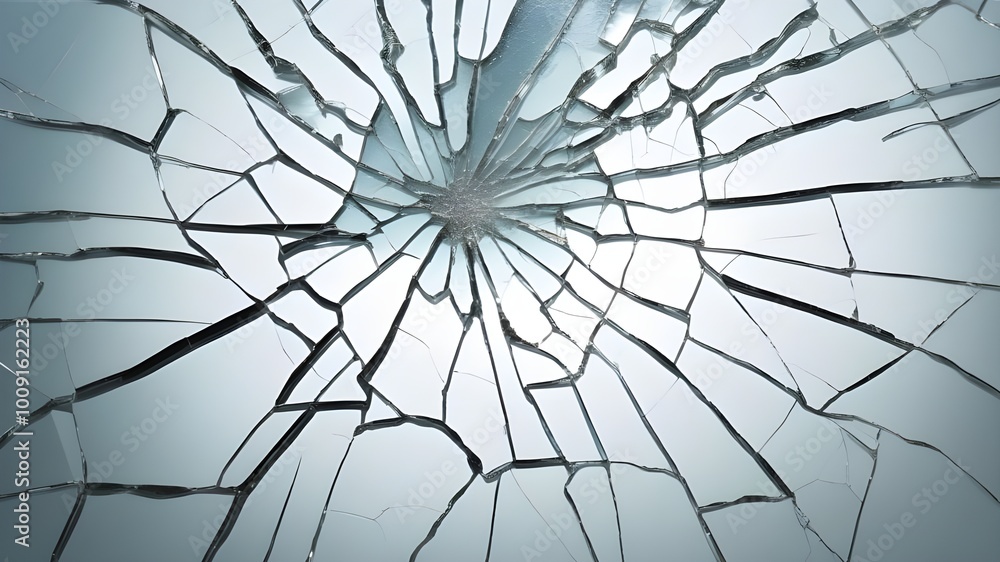 Obraz premium cracked glass