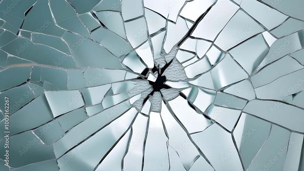 Obraz premium cracked glass