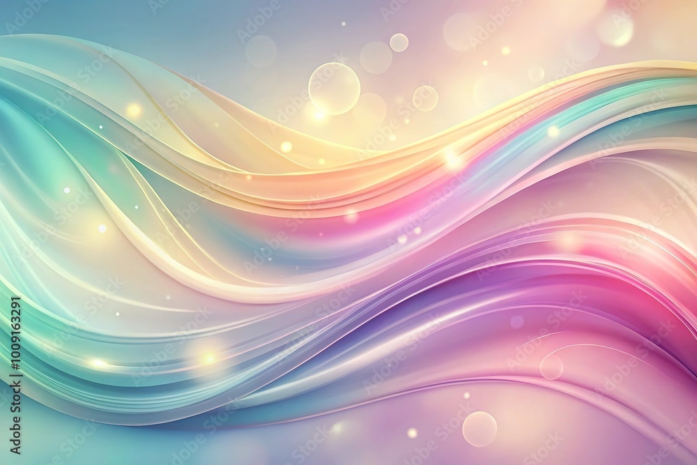 elegant abstract background with pastel gradient waves elegant abstract background with pastel gradient waves