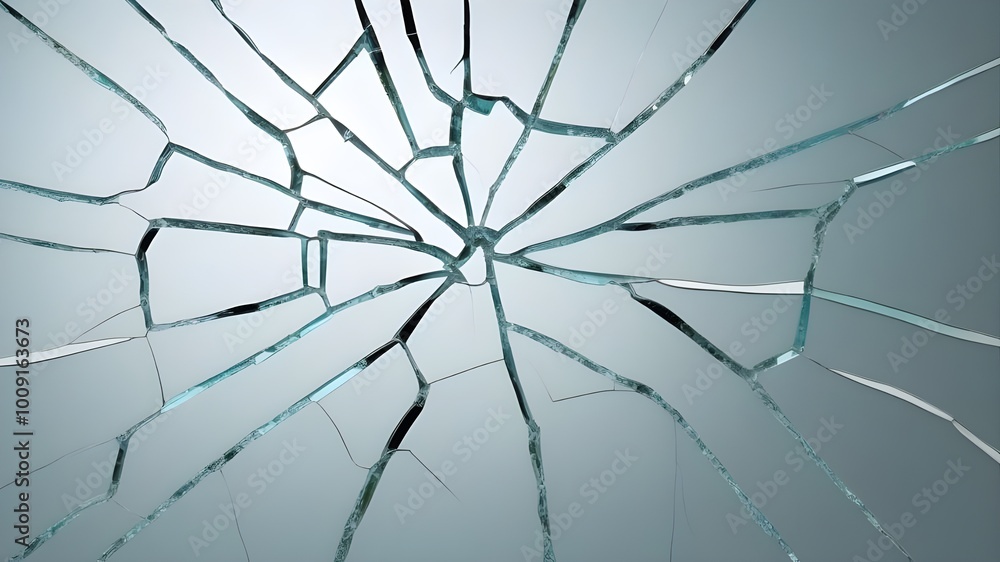 Obraz premium cracked glass