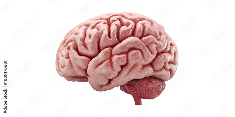 Detailed Human Brain Isolated Detailed Human Brain Isolated