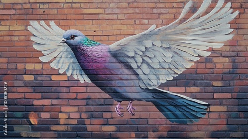 Pigeon Mural photo