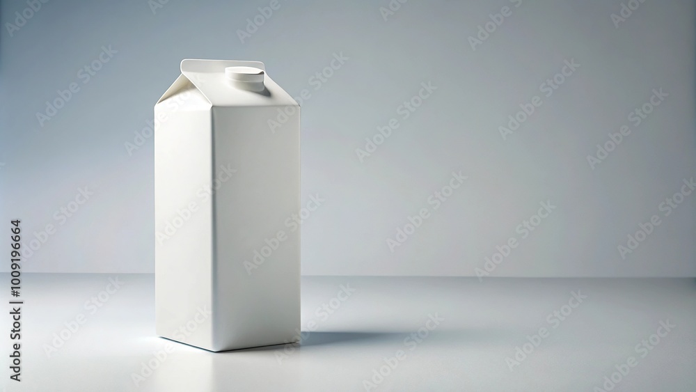 empty milk carton isolated on white background Close-Up empty milk carton isolated on white background Close-Up