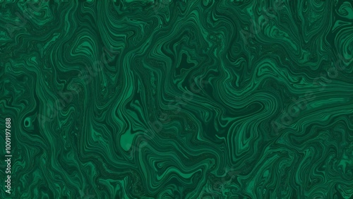 Malachite stone texture for backgrounds, abstract art, copy space