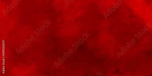 red Black empty space dust cloud explosion. red smoke or fog color isolated on transparent dark cloudscape atmosphere background. Black and red watercolor grunge texture.	
