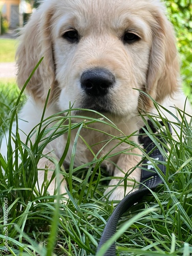 Puppy in grass