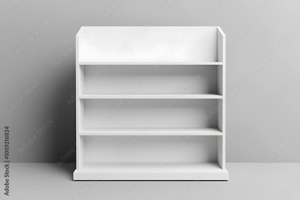 3d White Empty Product Display For Supermarket With Shelves mock up Isolated on white background. Retail shelf, ,display mockup. 3d White Empty Product Display For Supermarket With Shelves mock up Isolated on white background. Retail shelf, ,display mockup.