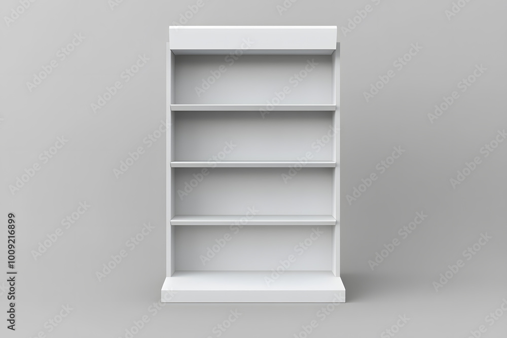 3d White Empty Product Display For Supermarket With Shelves mock up Isolated on white background. Retail shelf, ,display mockup. 3d White Empty Product Display For Supermarket With Shelves mock up Isolated on white background. Retail shelf, ,display mockup.