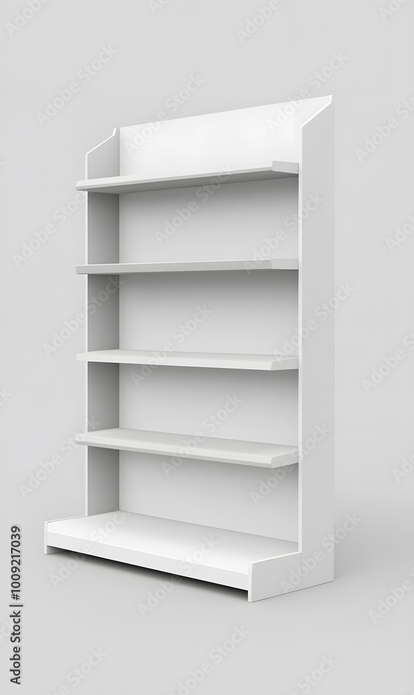 3d White Empty Product Display For Supermarket With Shelves mock up Isolated on white background. Retail shelf, ,display mockup. 3d White Empty Product Display For Supermarket With Shelves mock up Isolated on white background. Retail shelf, ,display mockup.