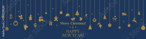 Christmas Holiday Vector Background. Winter Holiday Composition for Xmas Design. Greetings Banner Design